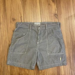 “Lighting bolt’ grey corduroy shirts